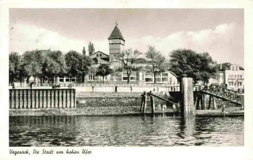 AK / Ansichtskarte  Vegesack Die Stadt am hohen Ufer Die Strandlust Gaststaette Restaurant