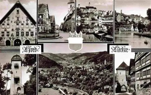 AK / Ansichtskarte 73966369 Horb_Neckar Motive Altstadt Panorama Partie am Fluss