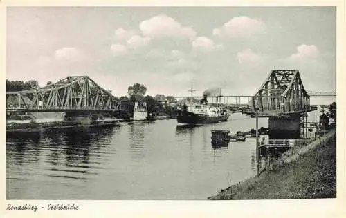 AK / Ansichtskarte  Rendsburg Drehbruecke