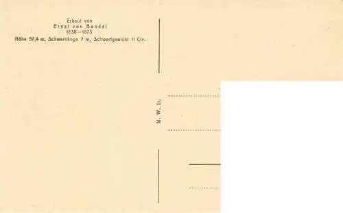 AK / Ansichtskarte  DETMOLD_Lippe Hermanns-Denkmal im Teutoburger Wald