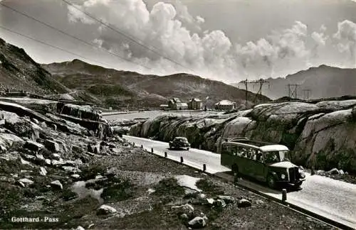 AK / Ansichtskarte  Postbus_Omnibus Gotthard Pass