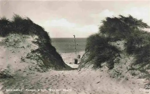 AK / Ansichtskarte  Kampen__Sylt Weg zum Strand