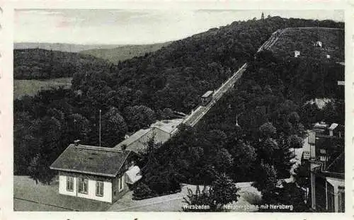 AK / Ansichtskarte 73966462 Wiesbaden Nerobergbahn mit Neroberg