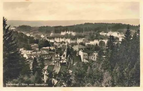 AK / Ansichtskarte  Marienbad_Marianske_Lazne_CZ Blick vom Steinbruch