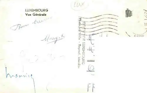 AK / Ansichtskarte 73966552 LUXEMBOURG__Luxemburg Vue generale