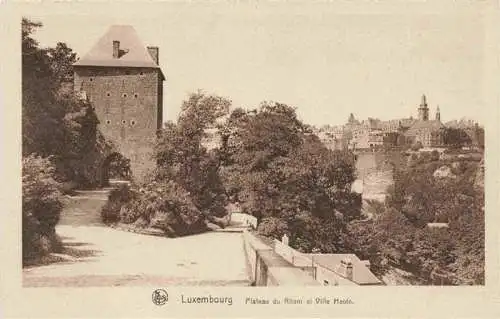 AK / Ansichtskarte  LUXEMBOURG__Luxemburg Plateau du Rham et Ville Haute