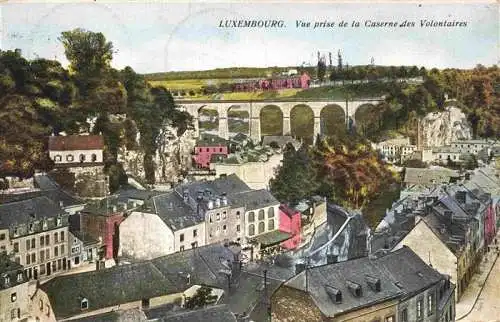 AK / Ansichtskarte  LUXEMBOURG__Luxemburg Vue prise de la Caserne des Volontaires