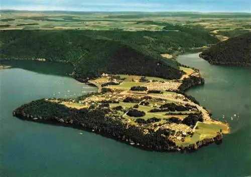 AK / Ansichtskarte  Scheid_Eifel Halbinsel Fliegeraufnahme