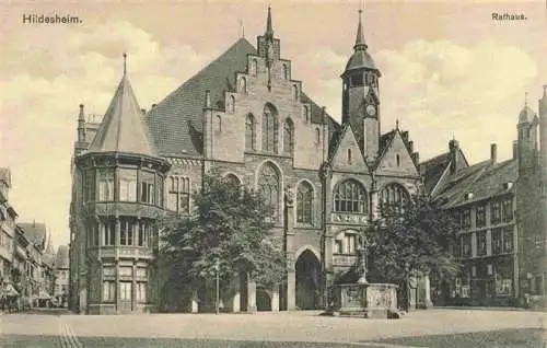 AK / Ansichtskarte  Hildesheim Rathaus