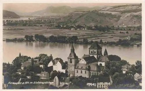 AK / Ansichtskarte  REMAGEN Panorama Blick ueber den Rhein Siebengebirge