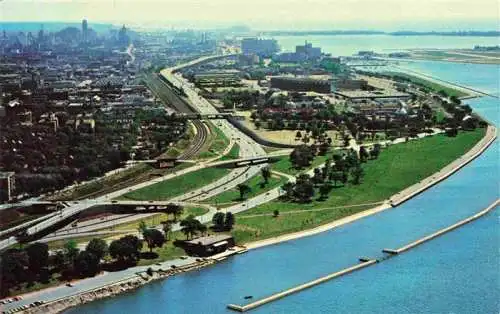 AK / Ansichtskarte  Toronto_Canada The Frederick G. Gardiner Expressway aerial view