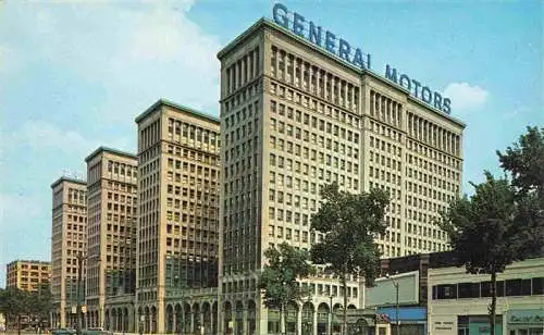 AK / Ansichtskarte  Detroit_Michigan General Motors Building