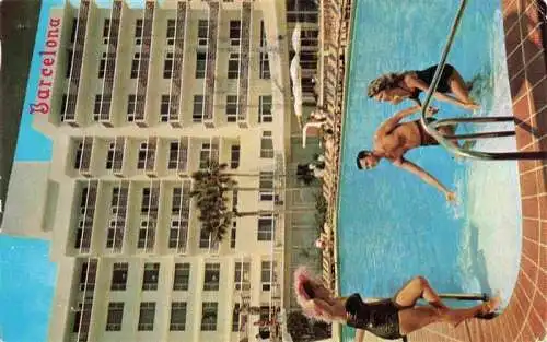 AK / Ansichtskarte 73966640 Miami_Florida The Barcelona Hotel Swimming Pool