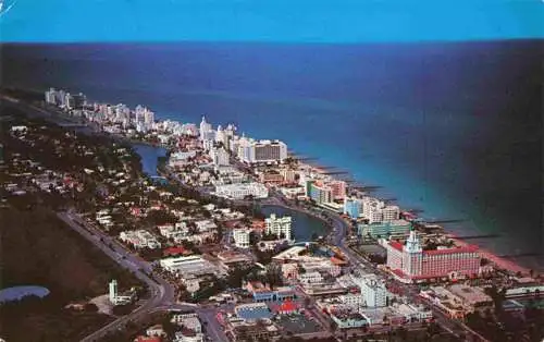 AK / Ansichtskarte  Miami_Beach Panorama looking north aerial view