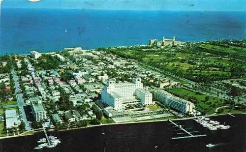 AK / Ansichtskarte  Palm_Beach_Florida_USA Apartment Houses and Hotels of the island aerial view