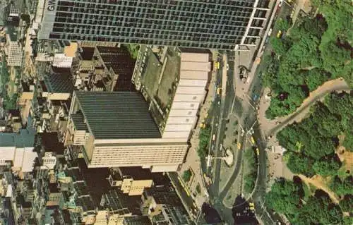 AK / Ansichtskarte  NEW_YORK_City_USA Aerial view of Columbus Circle New York Coliseum Gulf and Western Building