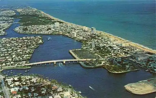 AK / Ansichtskarte  Fort_Lauderdale_Florida_USA Aerial view of the Venice of America