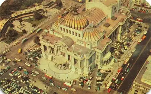 AK / Ansichtskarte 73966670 Mexico__City_D.F._Mexico Vista aérea del Palacio de Bellas Artes