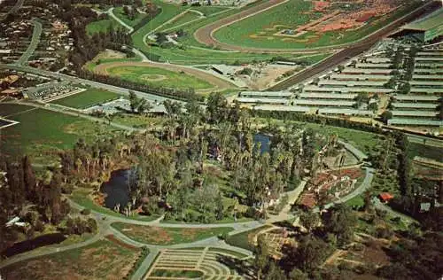 AK / Ansichtskarte  Arcadia_California_USA Los Angeles State and County Arboretum aerial view