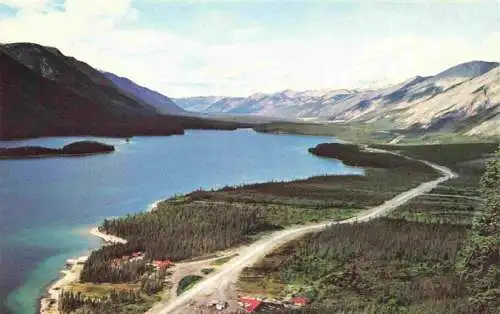 AK / Ansichtskarte 73966684 Muncho_Lake_Alaska_USA Panorama