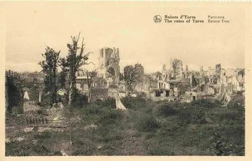 AK / Ansichtskarte 73966700 Ypres_Ypern_Ieper_Belgie Ruines de la ville Truemmer 1. Weltkrieg
