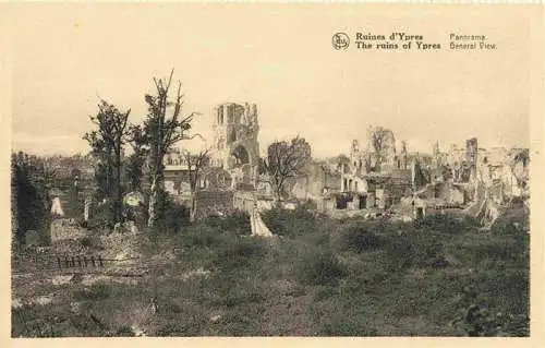 AK / Ansichtskarte  Ypres_Ypern_Ieper_Belgie Ruines de la ville Truemmer 1. Weltkrieg