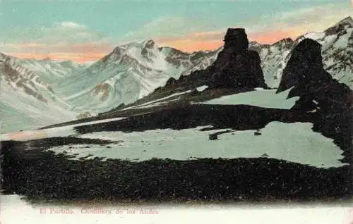 AK / Ansichtskarte  El_Portillo_Andes_Argentina Gebirgspanorama Litho