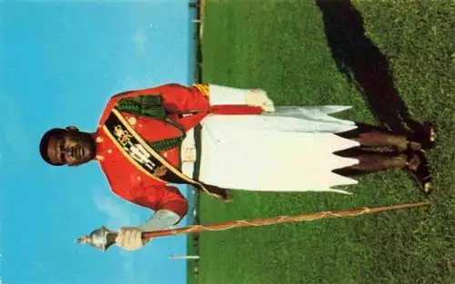 AK / Ansichtskarte 73966729 Fiji_Fidschi_Islands_NZ Drum Major Sgt. Epeli Rayawa Drum Major of the Band Fiji Military Forces