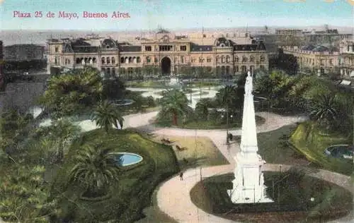 AK / Ansichtskarte  Buenos_Aires_Argentina Plaza 25 de Mayo Monumento