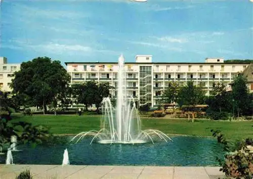 AK / Ansichtskarte  BAD_NAUHEIM Sanatorium Westfalen-Lippe Hessisches Staatsbad Fontaene