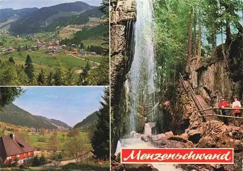 AK / Ansichtskarte  Menzenschwand Panorama Wasserfall