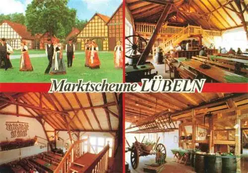 AK / Ansichtskarte  Luebeln Marktscheune Luebeln Gastraeume