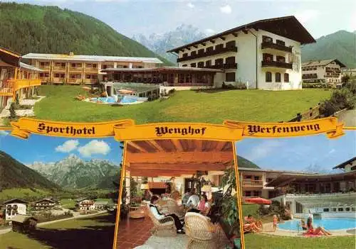 AK / Ansichtskarte  Werfenweng_Pinzgau-Pongau_AT Sporthotel Wenghof Panorama Gastraum Pool