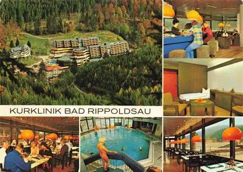 AK / Ansichtskarte  BAD_RIPPOLDSAU-SCHAPBACH Kurklinik Bad Rippoldsau Theke Gastraeume Hallenbad