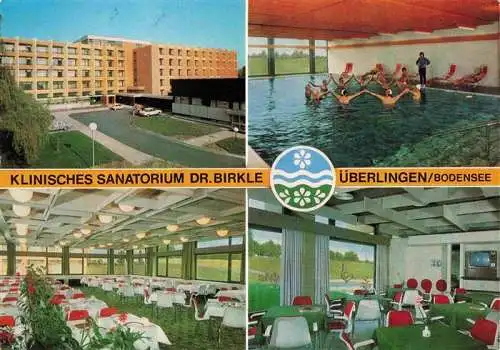 AK / Ansichtskarte 73966869 ueberlingen_Bodensee_BW Klinisches Sanatorium Dr Birkle Hallenbad Gastraeume