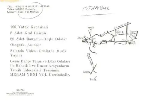 AK / Ansichtskarte 73966898 Meram_Yeni_Yol_Konya Hotel Sema