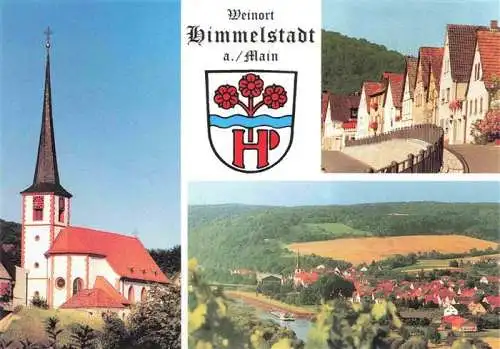 AK / Ansichtskarte 73966961 Himmelstadt Teilansichten Weinort Kirche Foerderverein zur Erhaltung der Julius-Richter-Kirche