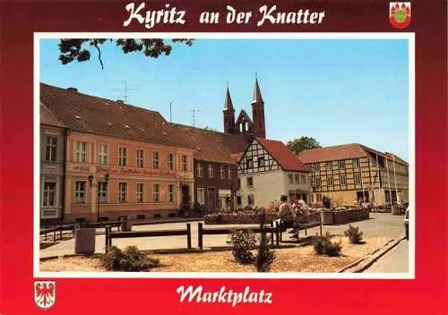 AK / Ansichtskarte 73967012 Kyritz_Brandenburg an der Knatter Marktplatz