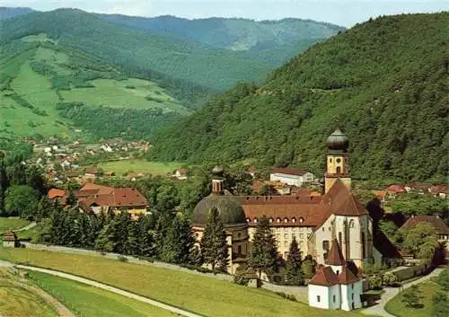 AK / Ansichtskarte 73967040 Muenstertal__Schwarzwald Kloster St Trudpert Panorama