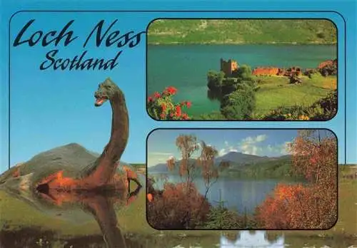 AK / Ansichtskarte 73967091 Loch_Ness_Inverness_Scottland_UK Schlossruine Seepartie