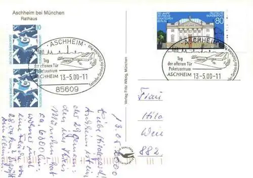 AK / Ansichtskarte  Aschheim Rathaus