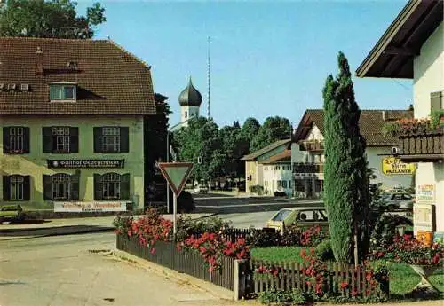 AK / Ansichtskarte  Baierbrunn_Bayern Ortspartie mit Gasthof Georgenstein