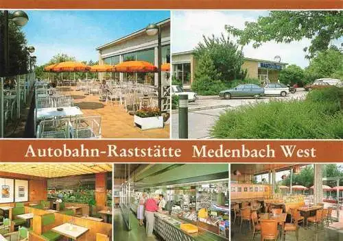 AK / Ansichtskarte  Medebach Autobahn Raststaette Terrasse Gastraeume