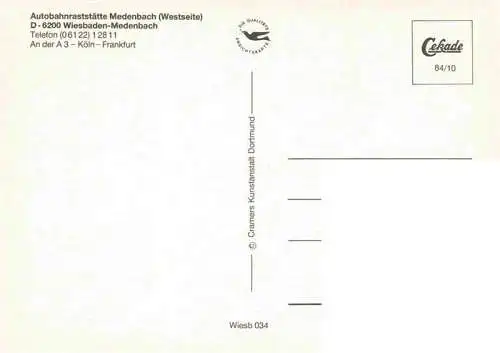 AK / Ansichtskarte  Medebach Autobahn Raststaette Terrasse Gastraeume