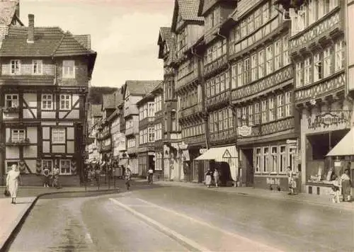AK / Ansichtskarte 73967141 Hann._Muenden Lange Strasse Altstadt Mittelalterliche Stadt Fachwerkhaeuser