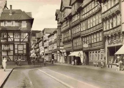 AK / Ansichtskarte  Hann._Muenden Lange Strasse Altstadt Mittelalterliche Stadt Fachwerkhaeuser