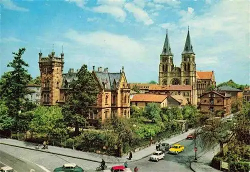 AK / Ansichtskarte  Landau__Pfalz Schloesschen und Marienkirche