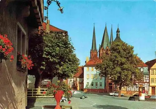 AK / Ansichtskarte 73967171 Gelnhausen_Hessen Partie am Obermarkt Stadt der mittelalterlichen Baudenkmaeler