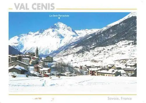 AK / Ansichtskarte  Val_Cenis_Savoie_73_Savoie Vue panoramique de la station en hiver Eglise et le centre