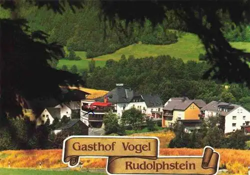 AK / Ansichtskarte 73967197 Rudolphstein Gasthof Vogel Ansicht vom Waldrand aus